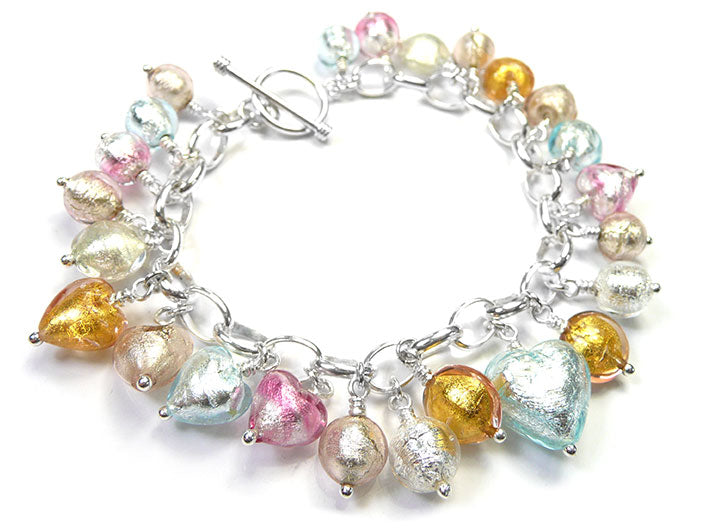 Murano Glass Bracelet - Sherbet