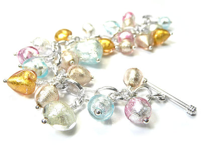 Murano Glass Bracelet - Sherbet