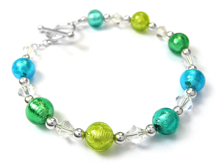 Murano Glass Bracelet - Verde