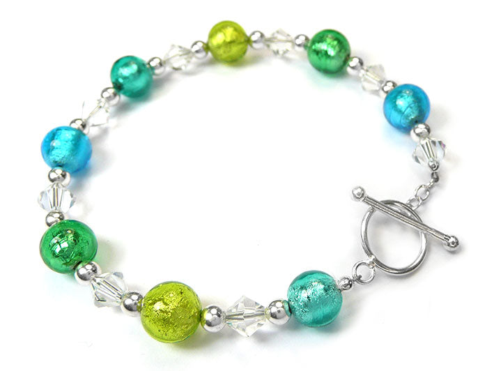 Murano Glass Bracelet - Verde