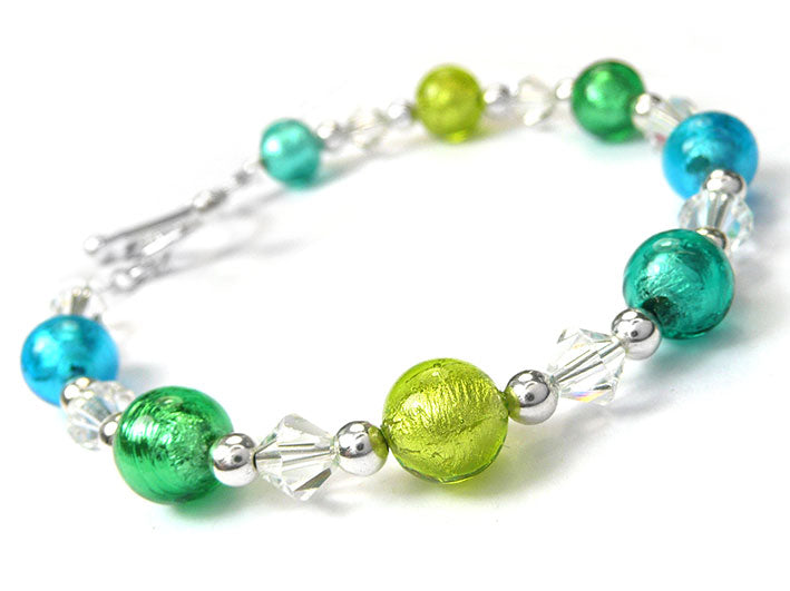 Murano Glass Bracelet - Verde