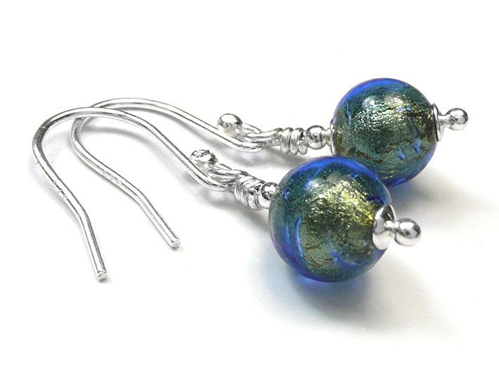 Murano Glass Earrings - Bluino