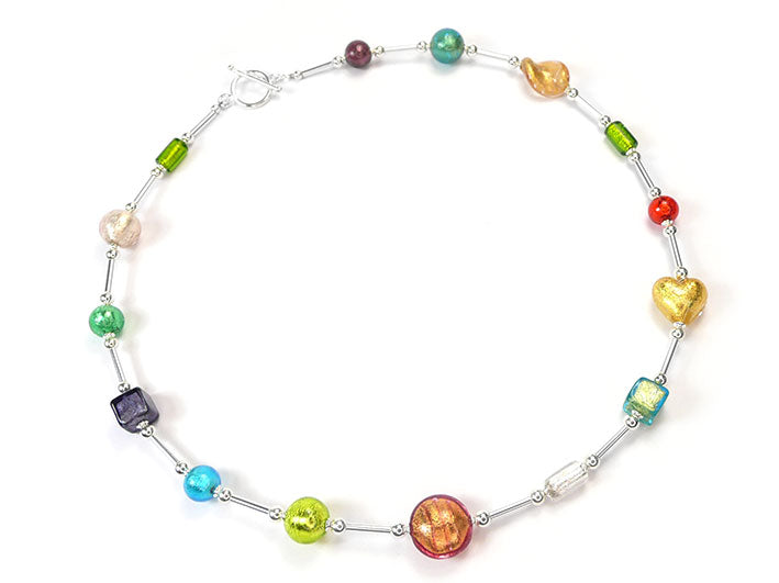 Murano Glass Necklace - Multicolour