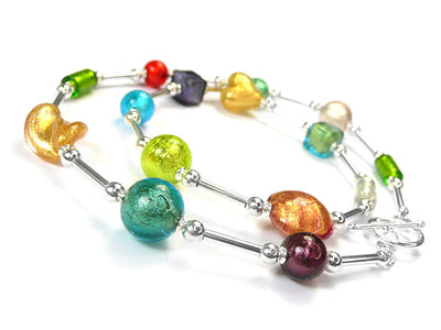 Murano Glass Necklace - Multicolour