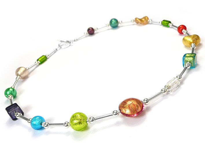 Murano Glass Necklace - Multicolour
