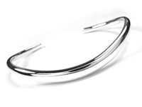 Silver Bangle - Contour