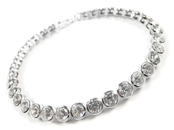 Silver Bracelet - Clarity Tennis Bracelet