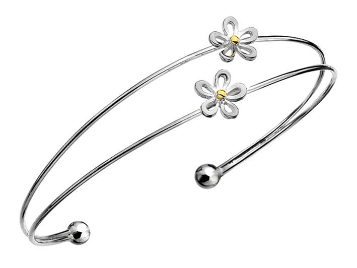 Silver Bracelet - Crazy Daisy