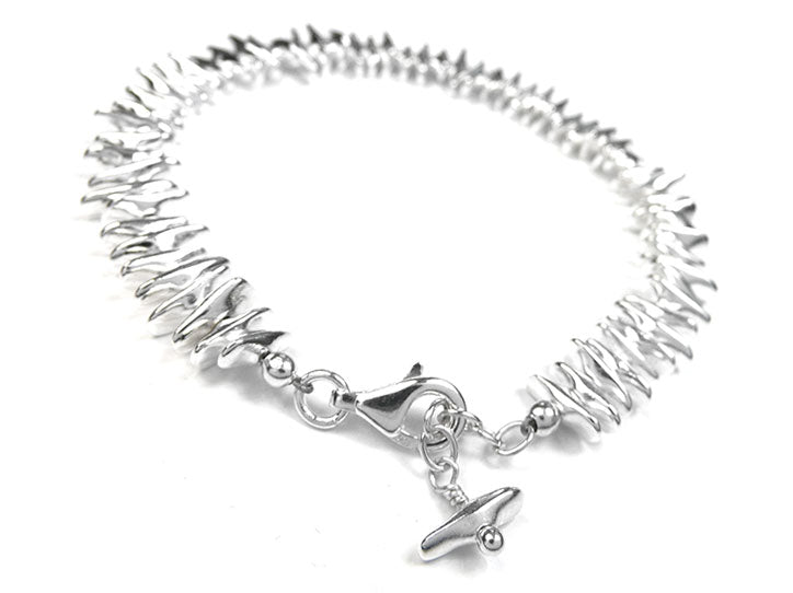 Silver Bracelet - Nugget