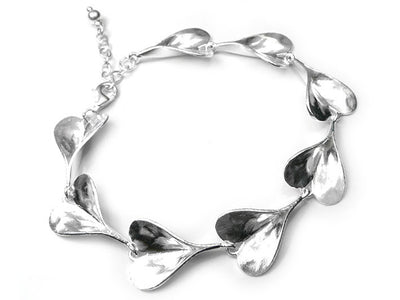 Silver Bracelet - Organic Heart