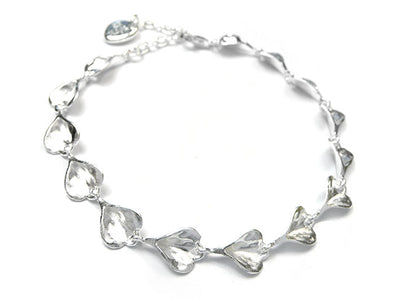 Silver Bracelet - Organic Small Heart