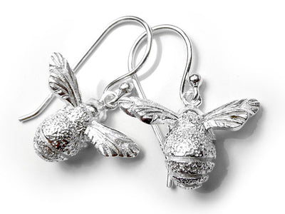 Silver Pendant - Large Bee
