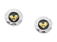 Silver Earrings - Captured Hearts