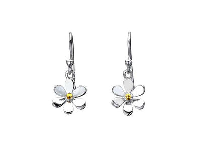 Silver Earrings - Flower