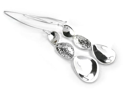 Silver Earrings - Pebbles