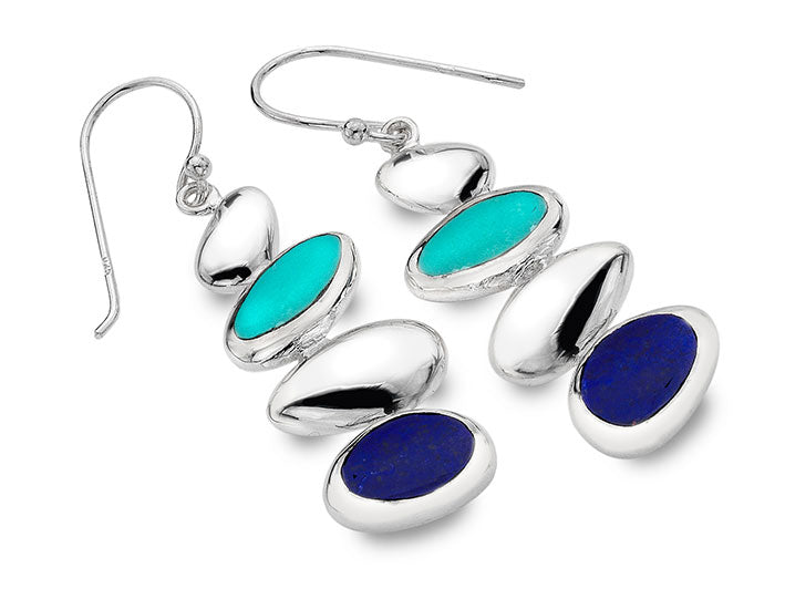 Silver Earrings - Pebbles