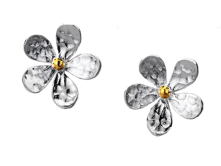 Silver Earrings - Simple Daisy Studs