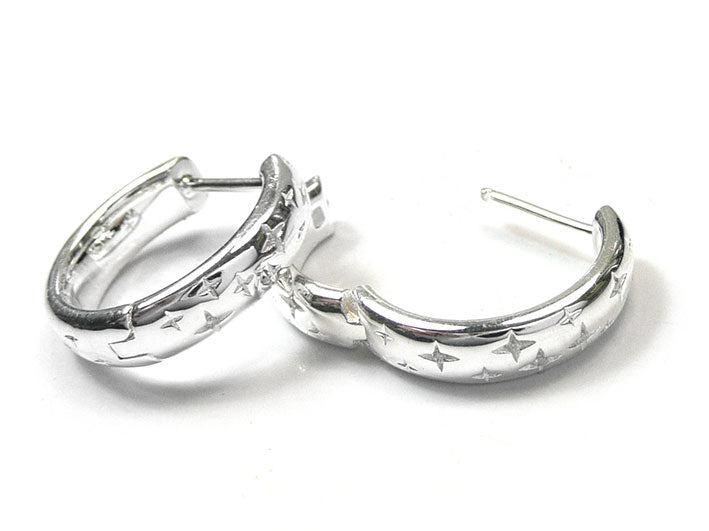 Silver Earrings - Starry Night