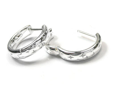 Silver Earrings - Starry Night