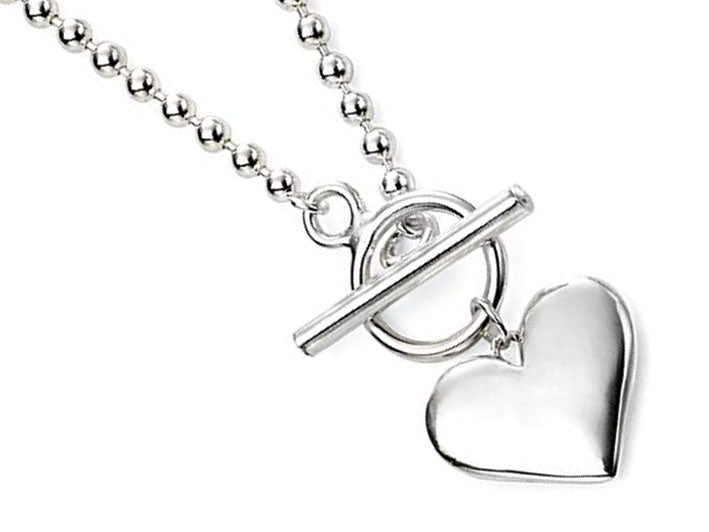 Silver Necklace - Heart