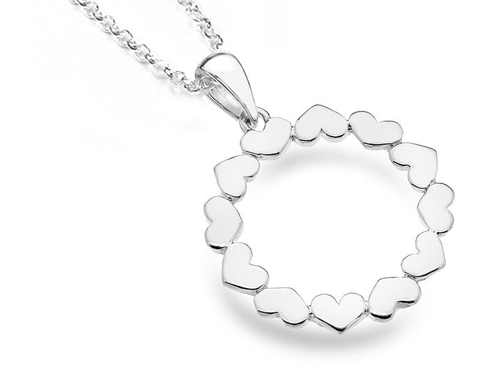 Silver Pendant - Circle Of Love