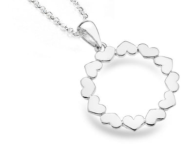 Silver Pendant - Circle Of Love