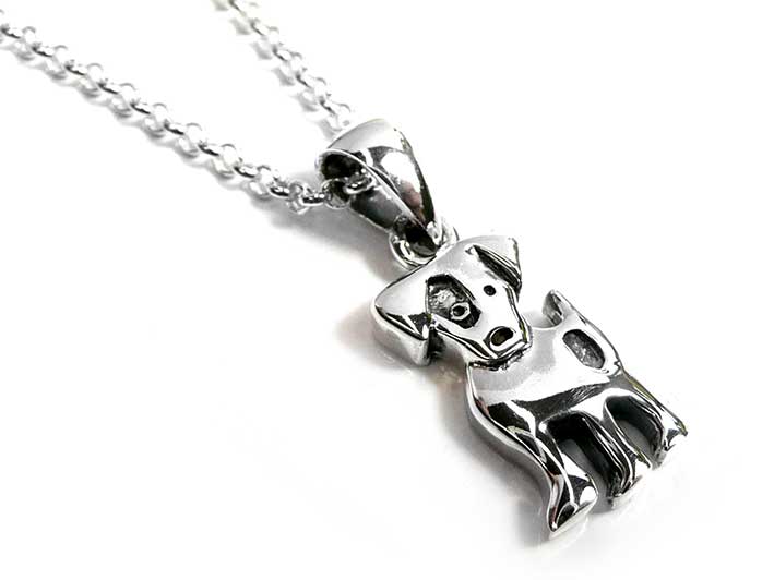 Silver Pendant - Little Dog