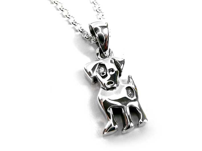 Silver Pendant - Little Dog