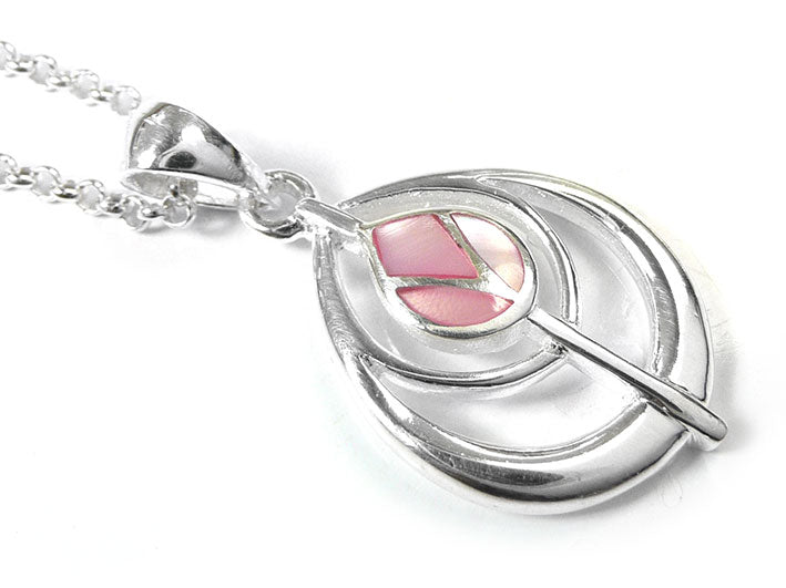 Silver Pendant - Mackintosh Tulip
