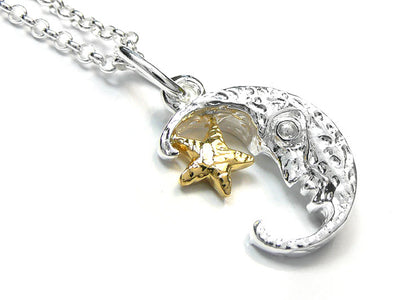 Silver Pendant - Man In The Moon
