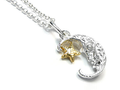Silver Pendant - Man In The Moon