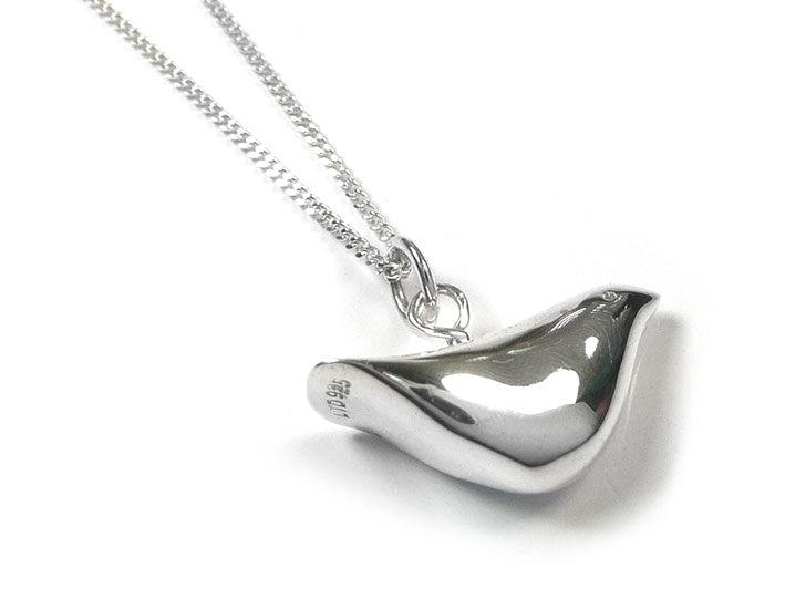 Silver Pendant - Mummy Bird