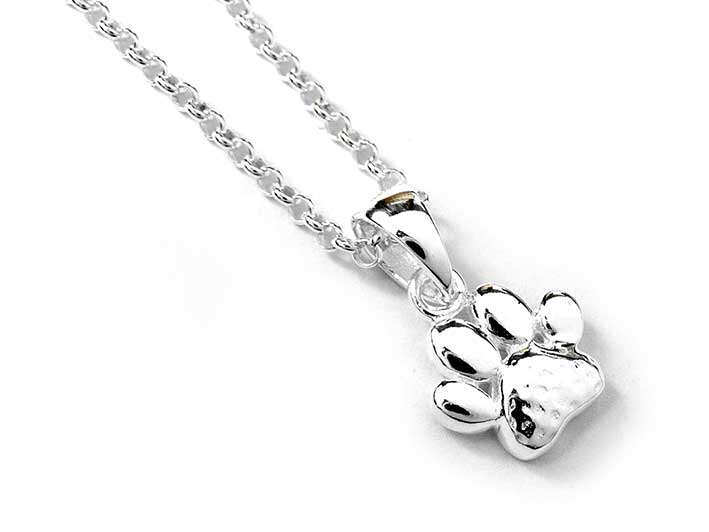 Silver Pendant - Dog Paw