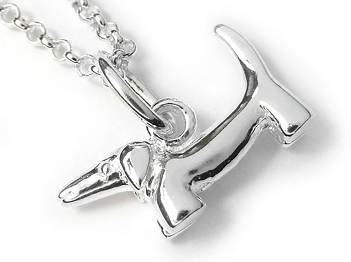 Silver Pendant - Sausage Dog