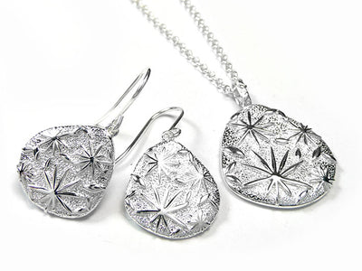 Silver Earrings - Stardust